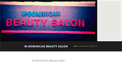 Desktop Screenshot of mdominicanbeautysalon.com